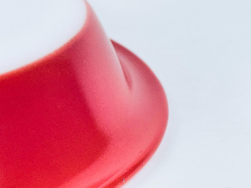 Vintage 1950s Flamingo Pink Round PYREX Glass Pie Plate Dish (#209) - Made In Canada