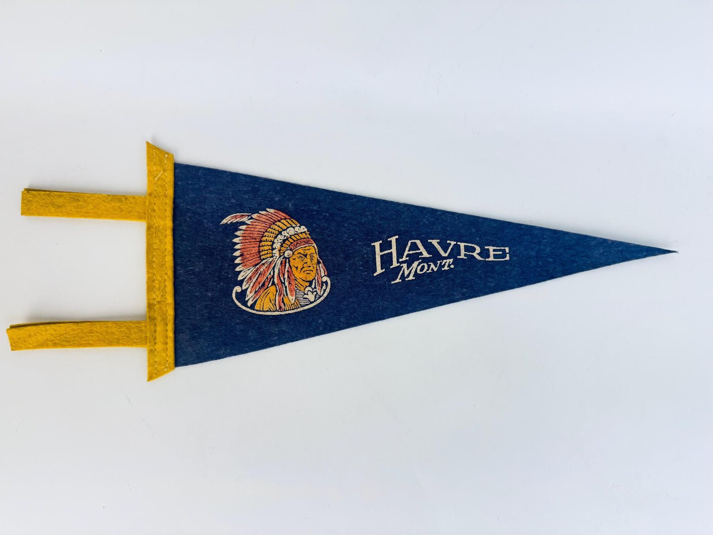 Vintage 1950s-1960s American Souvenir Large & Small Felt Tapered Pennant/Wall Hangings - Each Sold Separately