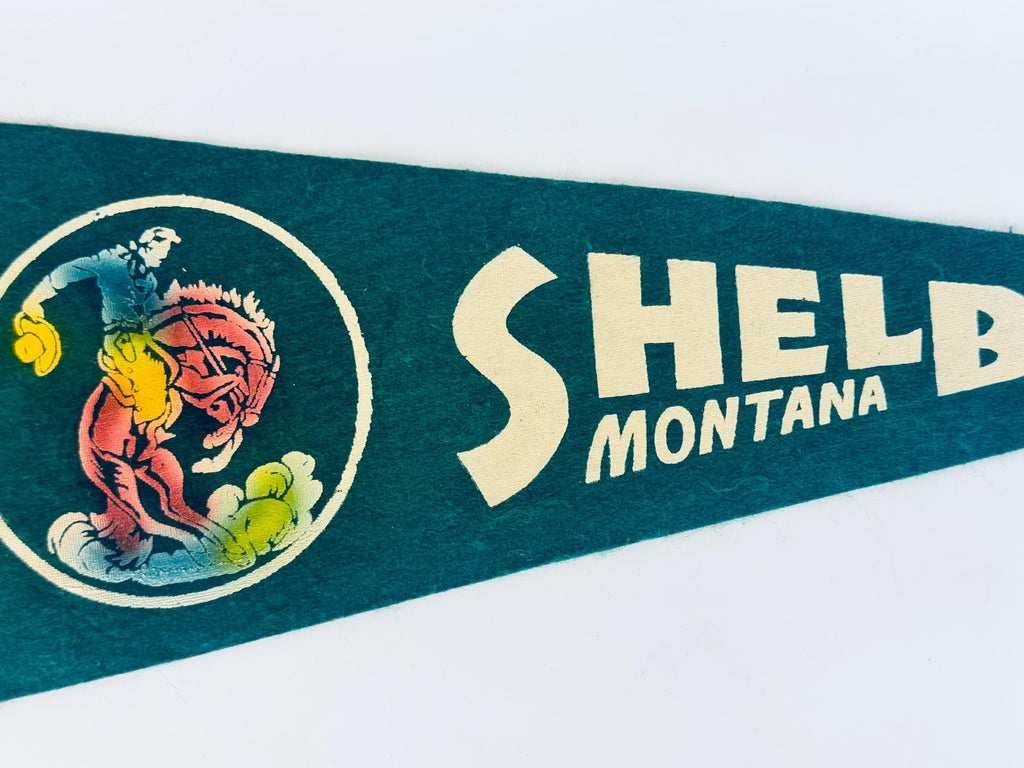 Vintage 1950s-1960s American Souvenir Large & Small Felt Tapered Pennant/Wall Hangings - Each Sold Separately