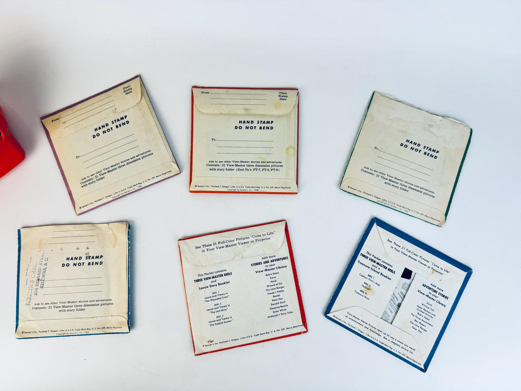 Vintage 1950s View-Master Reels Sets - Sets Sold Separately