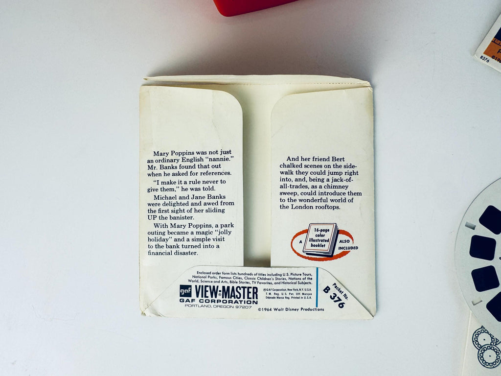 Vintage 1960s Disney View-Master Reels - Reels Sold Separately