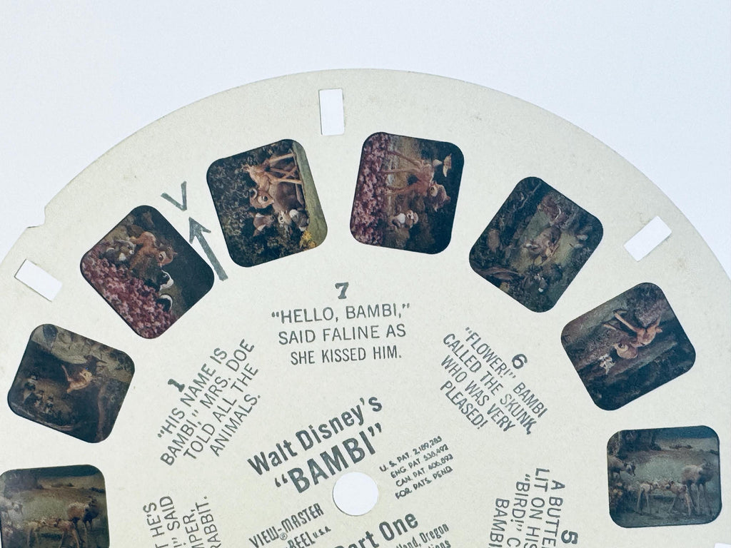 Vintage 1960s Disney View-Master Reels - Reels Sold Separately