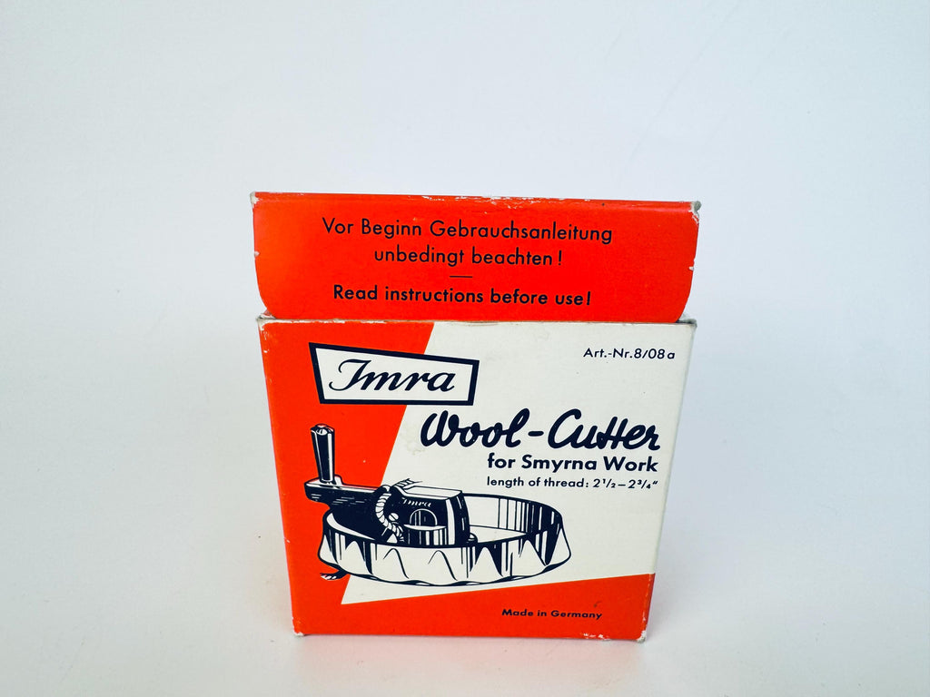 Vintage 1950s Imra Wool-Cutter For Smyrna Rug Tool Work - Made In Germany - Sewer Gift