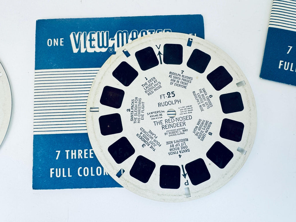 Vintage 1950s Christmas View-Master Reels - Reels Sold Separately