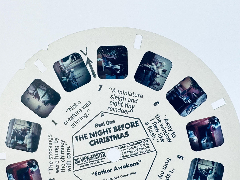 Vintage 1950s Christmas View-Master Reels - Reels Sold Separately