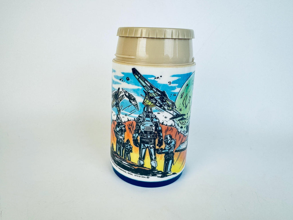 Vintage 1970s Aladdin insulated kids thermos  Star Trek  Woody Woodpecker  Bobby Orr  Wayne Gretzky  Battlestar Galactica designs