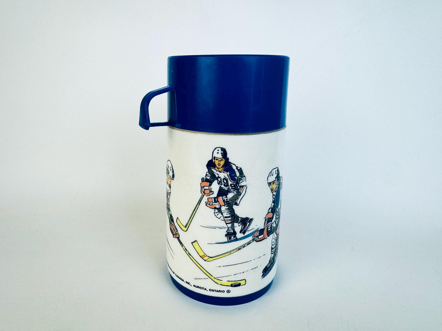 Vintage 1970s Aladdin insulated kids thermos  Star Trek  Woody Woodpecker  Bobby Orr  Wayne Gretzky  Battlestar Galactica designs