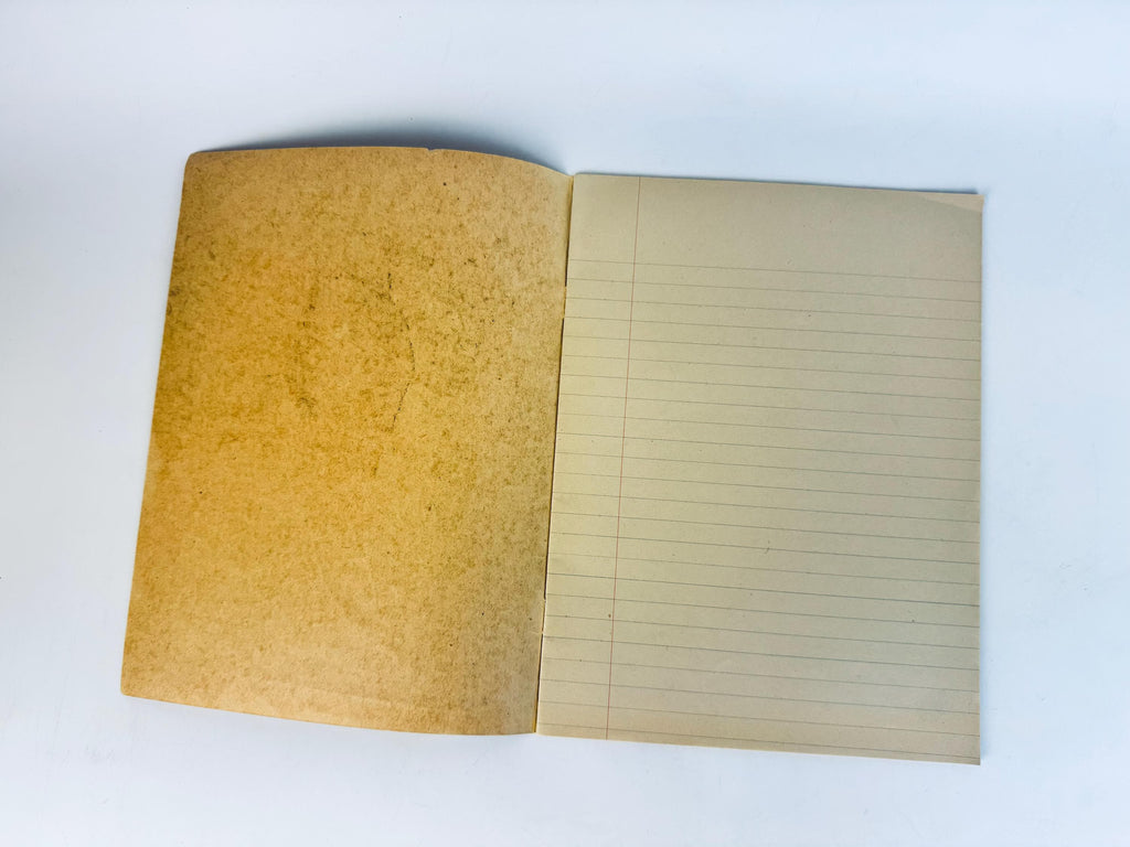 Vintage 1930s W.J. Gage School Notebook  “A Happy Family Dog & Girl Illustration  Canadian Blank Exercise Book Ephemera  Sold Separately