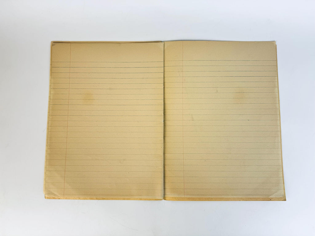 Vintage 1930s W.J. Gage School Notebook  “A Happy Family Dog & Girl Illustration  Canadian Blank Exercise Book Ephemera  Sold Separately