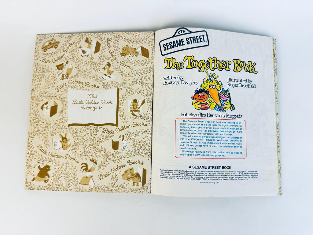 Vintage Little Golden Book Collection - Walt Disney Cinderella - Sesame Street - Trucks - Nutcracker - Classic Storybook - Sold Separately