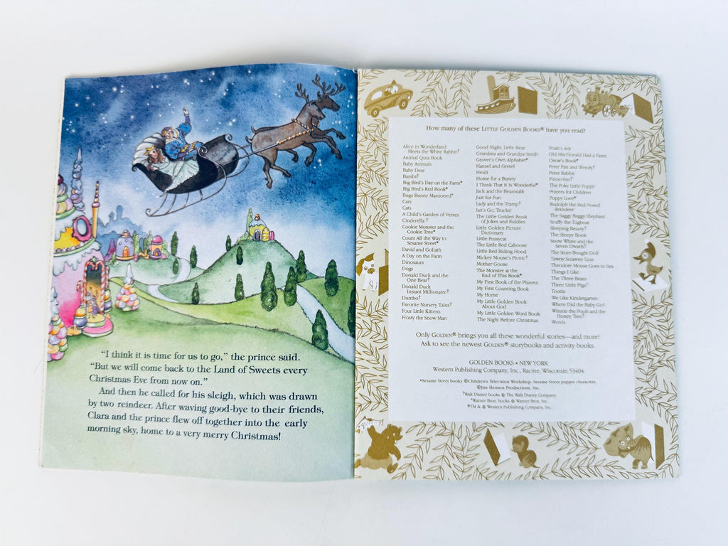 Vintage Little Golden Book Collection - Walt Disney Cinderella - Sesame Street - Trucks - Nutcracker - Classic Storybook - Sold Separately