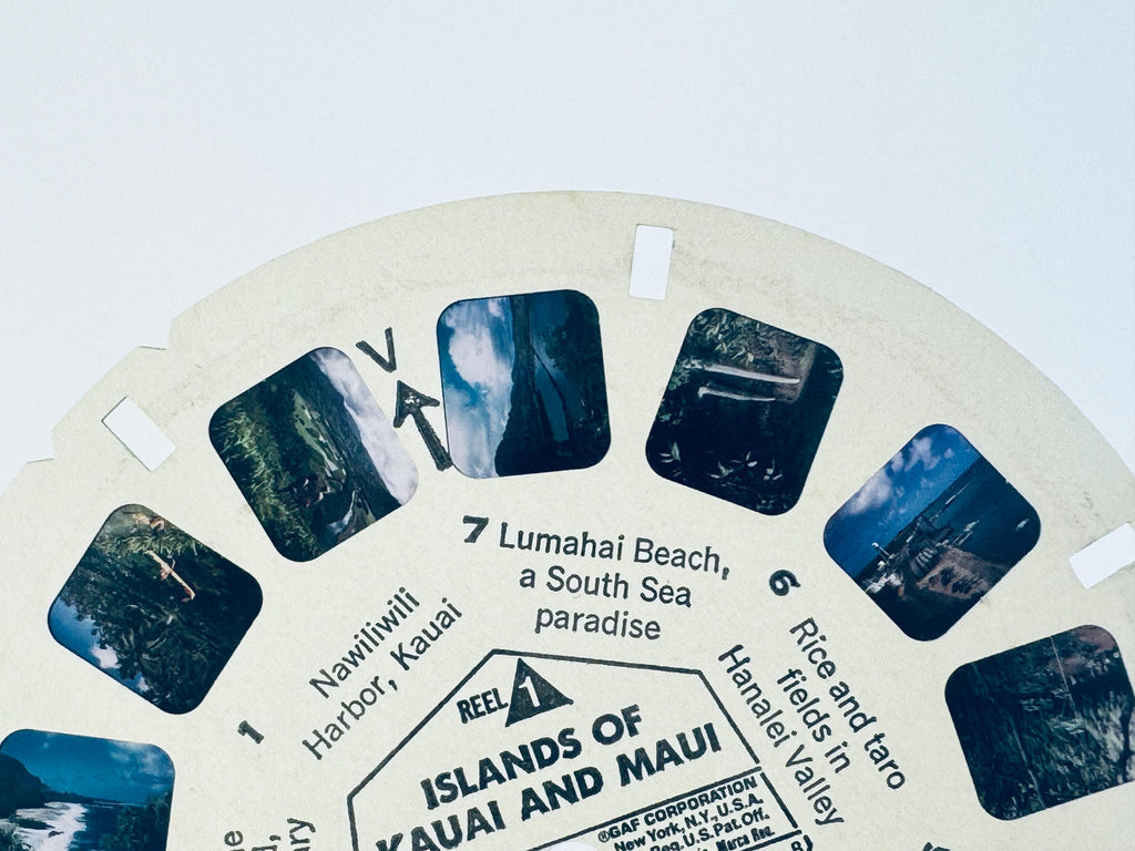 Vintage 1950/1970s Hawaii View-Master Reels - Reels Sold Separately