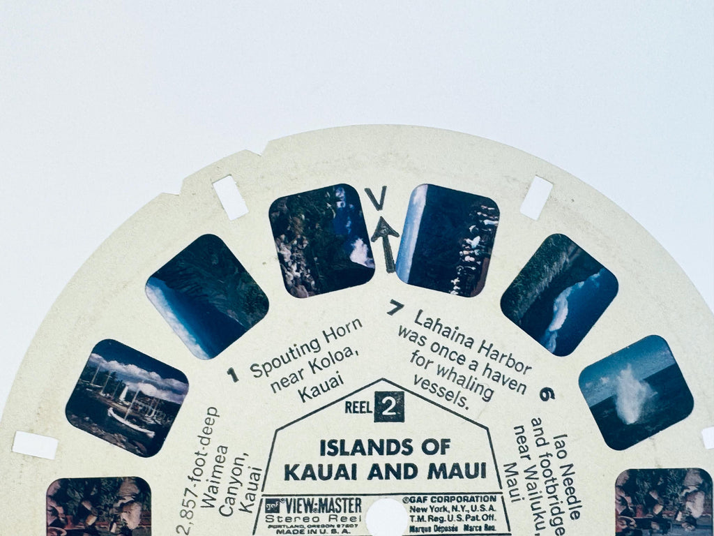 Vintage 1950/1970s Hawaii View-Master Reels - Reels Sold Separately