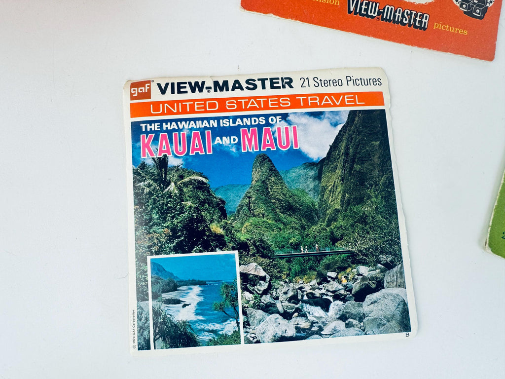 Vintage 1950/1970s Hawaii View-Master Reels - Reels Sold Separately