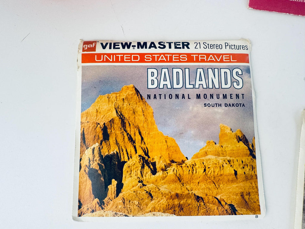 Vintage 1960s United States Travel South Dakota View-Master Reels - Reels Sold Separately