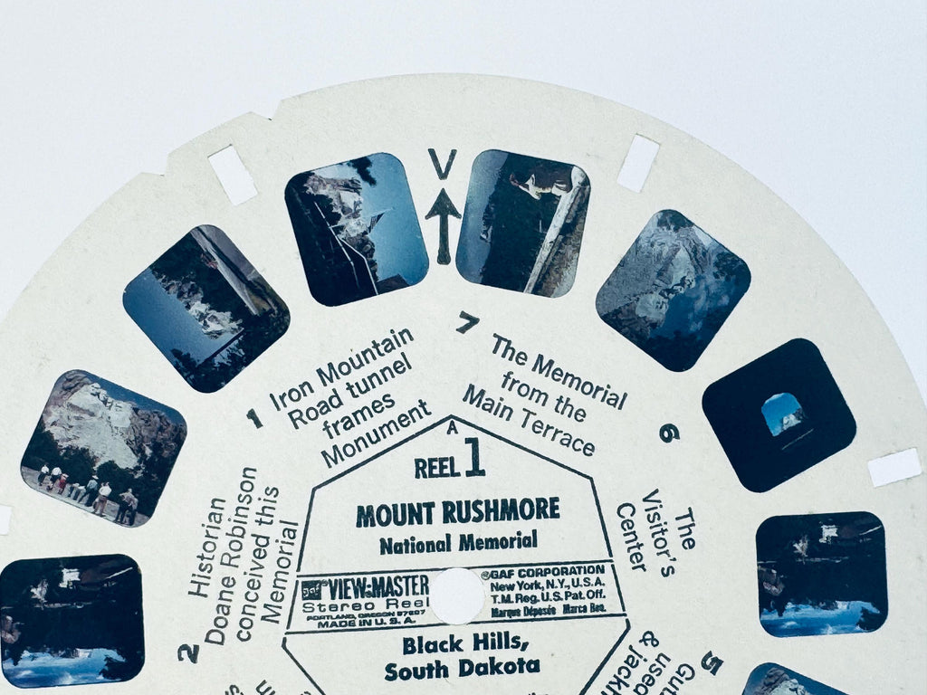 Vintage 1960s United States Travel South Dakota View-Master Reels - Reels Sold Separately