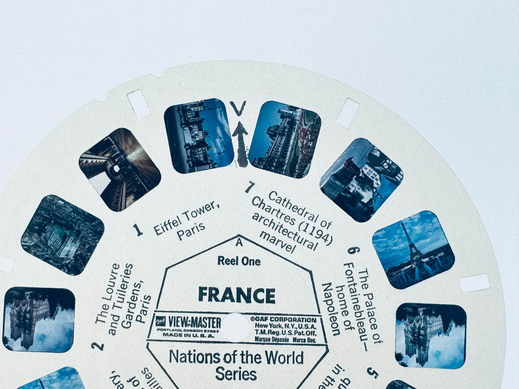 Vintage 1960s Travel View-Master Reels - Reels Sold Separately