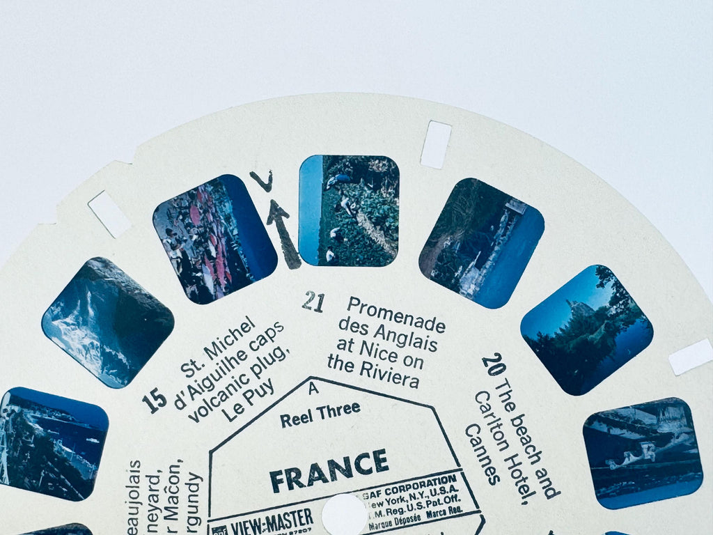 Vintage 1960s Travel View-Master Reels - Reels Sold Separately