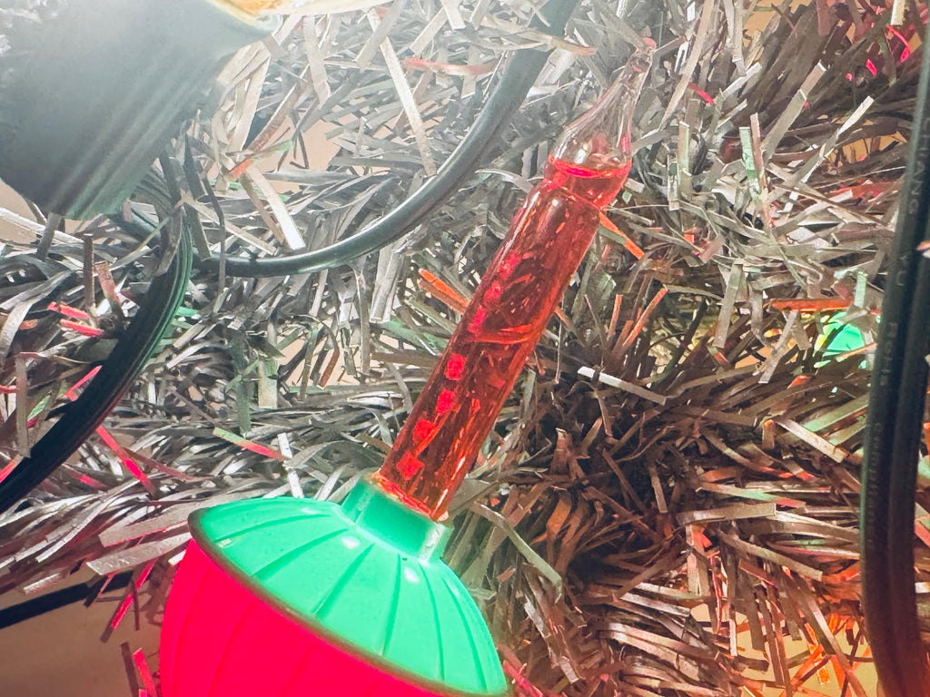 Vintage Bubblelites Glass & Plastic Christmas Lights - Each Sold Separately - Made In Canada