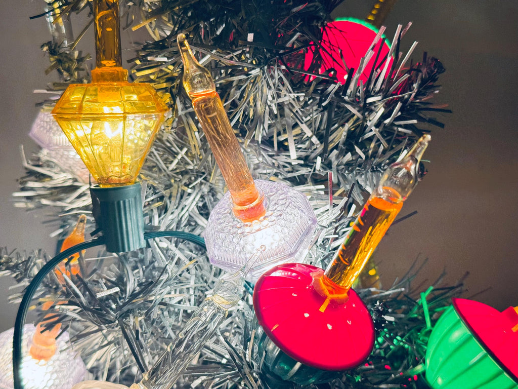 Vintage Bubblelites Glass & Plastic Christmas Lights - Each Sold Separately - Made In Canada