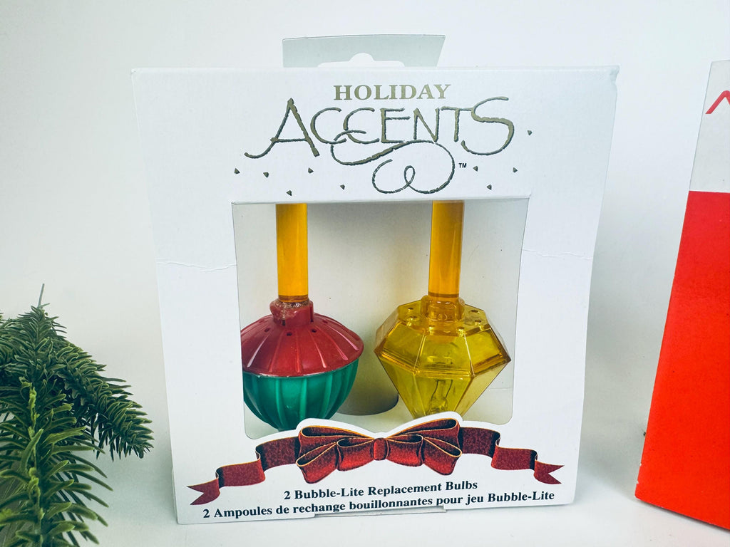 Vintage Bubblelites Glass & Plastic Christmas Lights - Each Sold Separately - Made In Canada