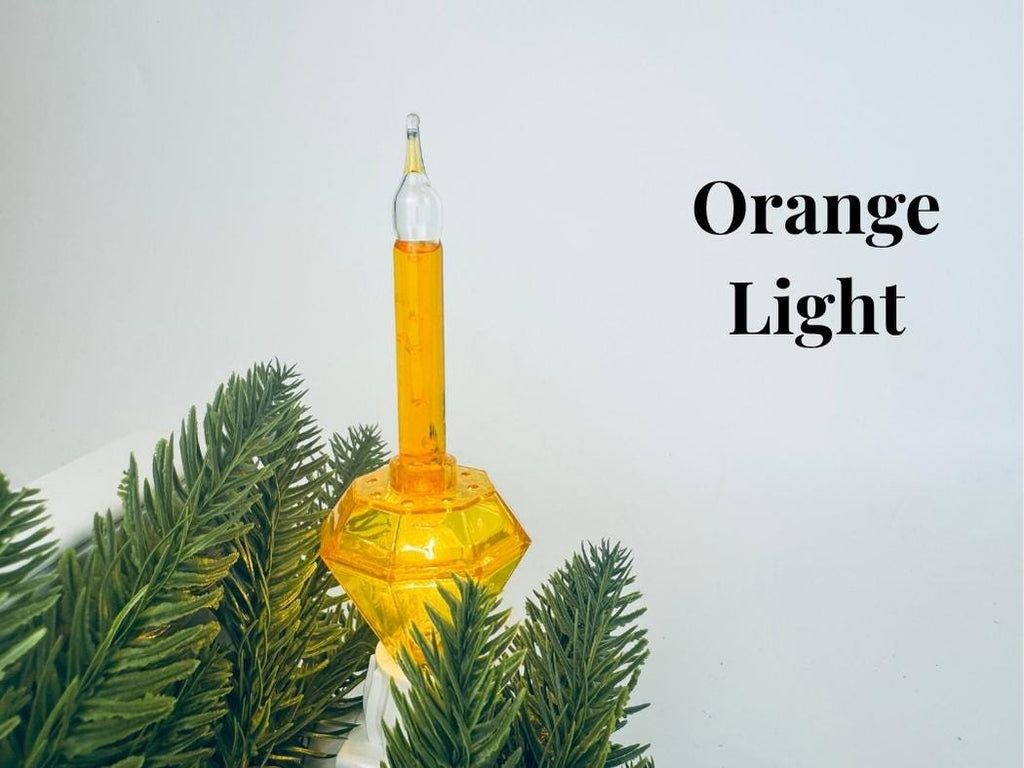 Vintage Bubblelites Glass & Plastic Christmas Lights - Each Sold Separately - Made In Canada