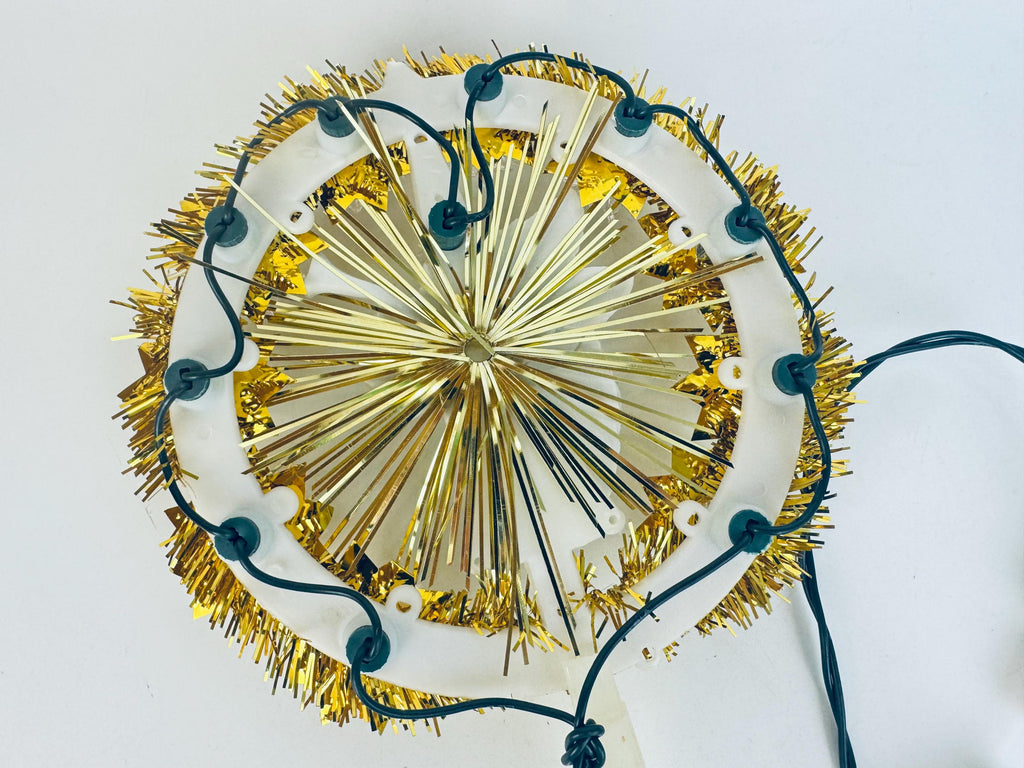 Vintage 'Alderbrook' Illuminated Angel Tree Top Christmas Tree Topper - 7 Inch