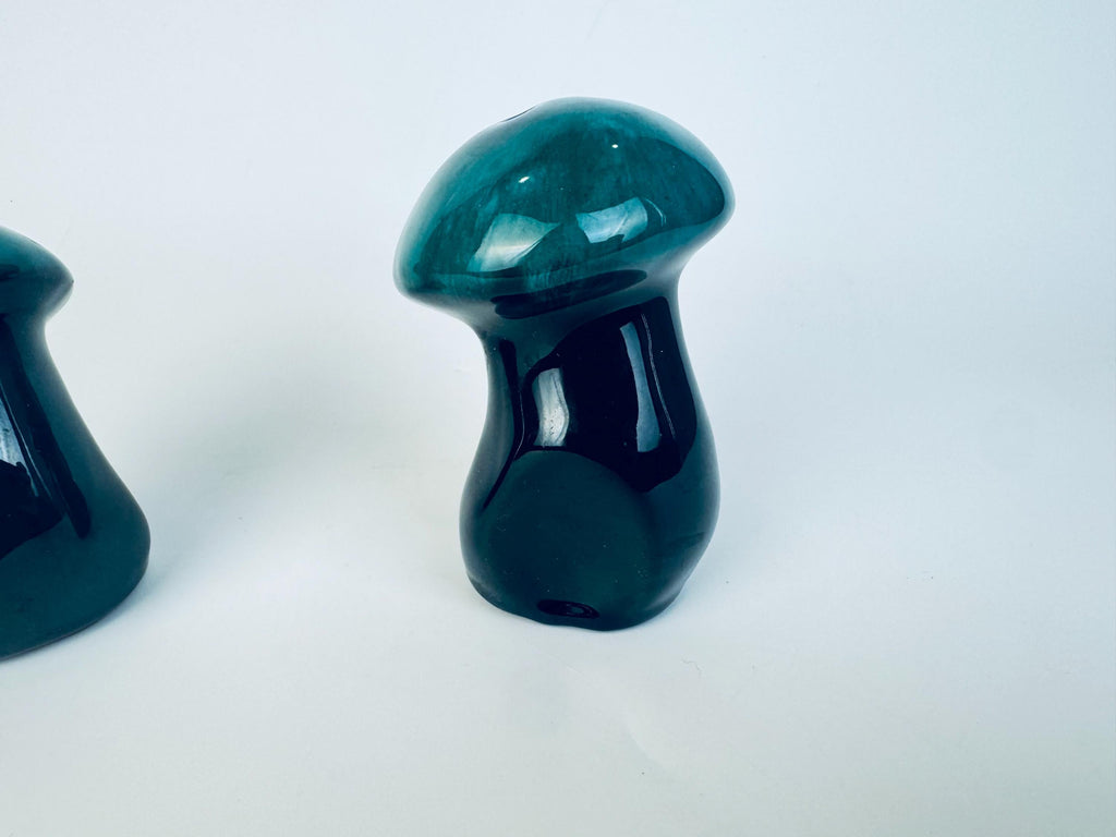 Vintage MCM Teak Salt + Pepper Wood Shakers - Set Of Two (2)