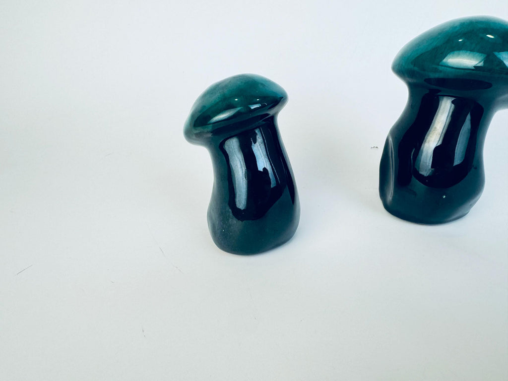 Vintage MCM Teak Salt + Pepper Wood Shakers - Set Of Two (2)