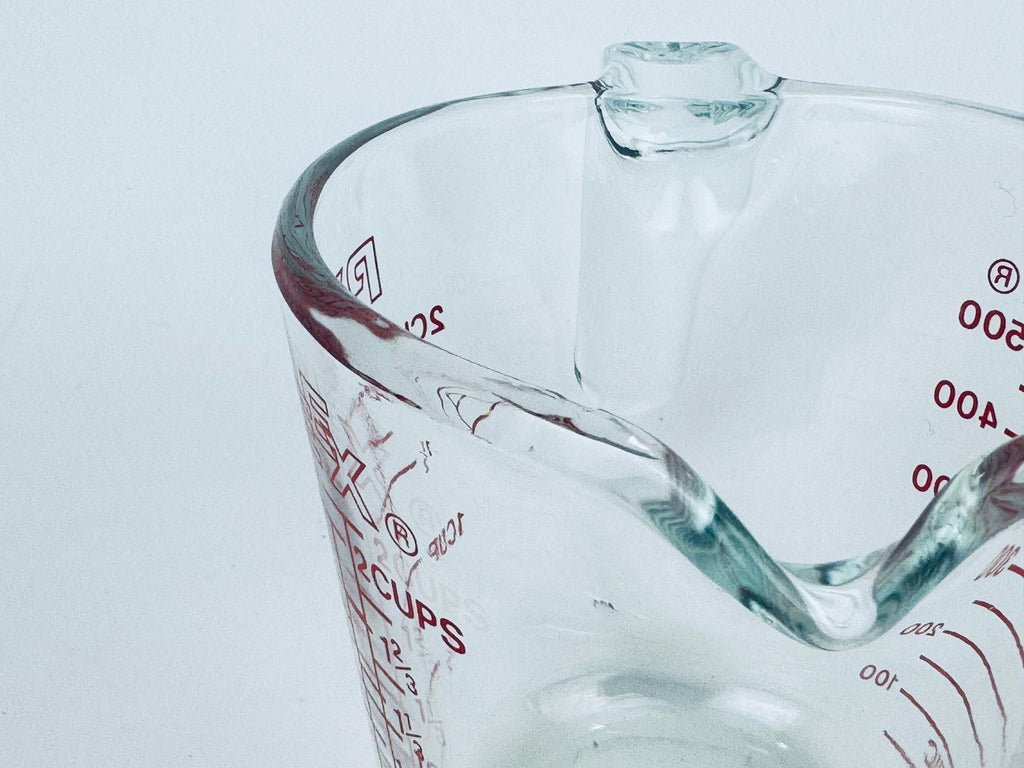 Vintage 'PYREX' Glass Measuring Cup #517 2 Cups/500 ml - Metric & Imperial - Made In USA