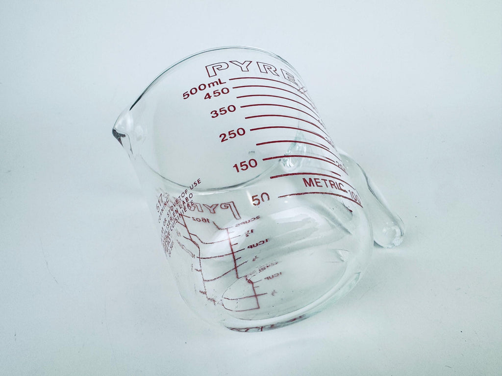Vintage 'PYREX' Glass Measuring Cup #517 2 Cups/500 ml - Metric & Imperial - Made In USA