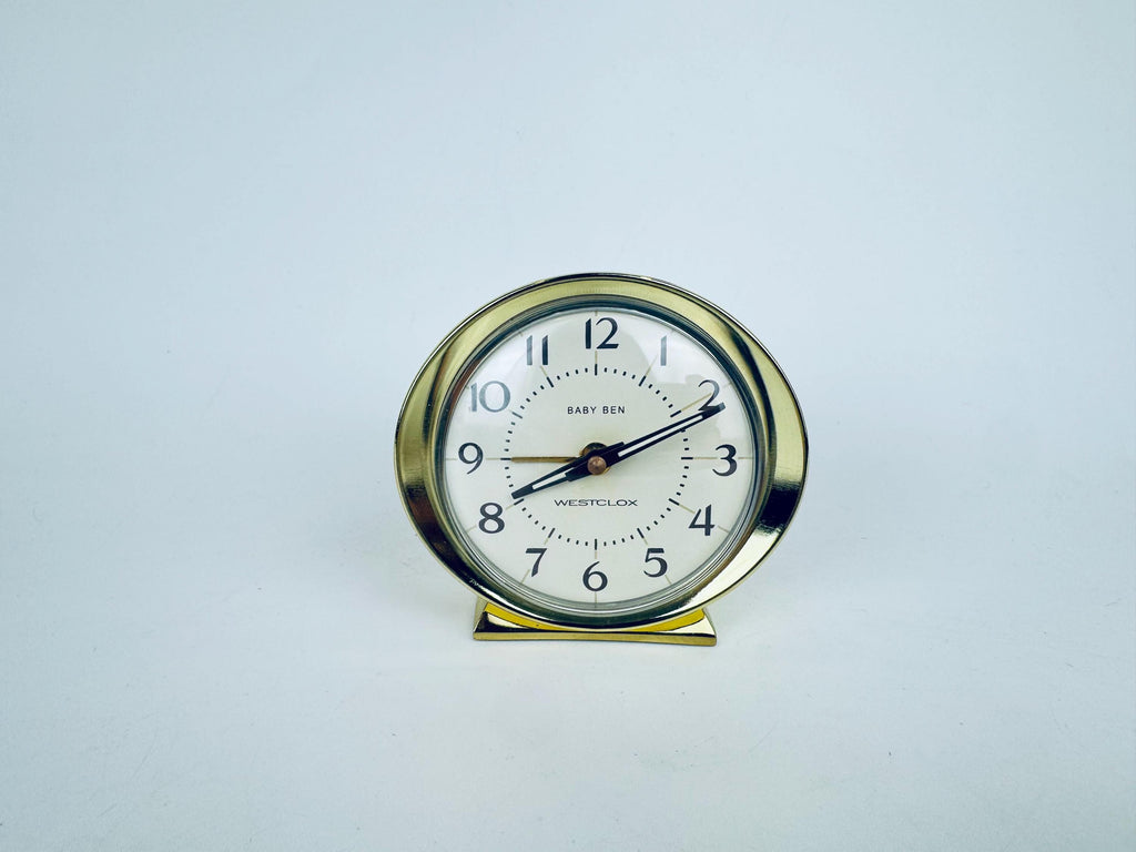 Vintage Retro 'Westclox' Wind Up 'Baby Ben' Tabletop Alarm Clocks