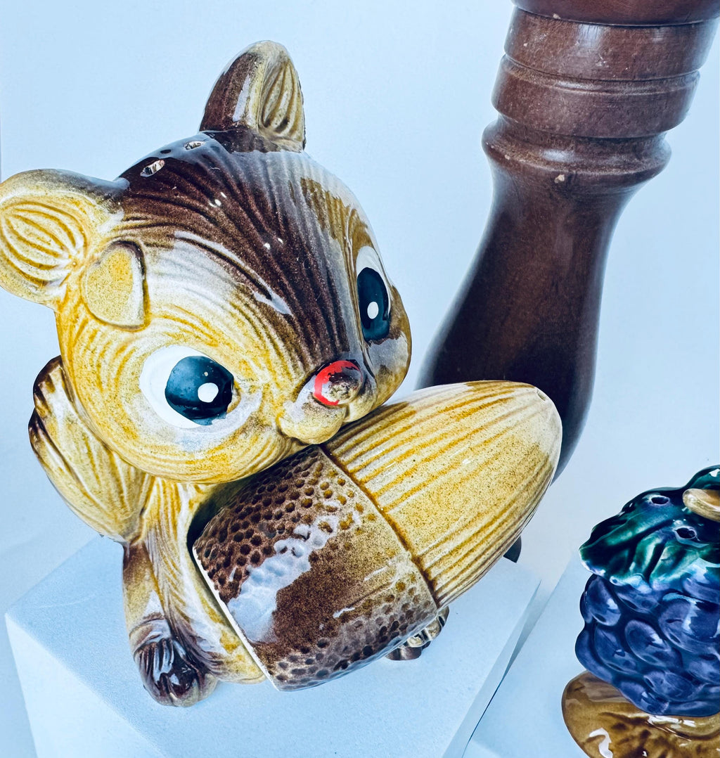 Vintage Kitschy Ceramic Salt + Pepper Shaker Sets - Sets Sold Separately