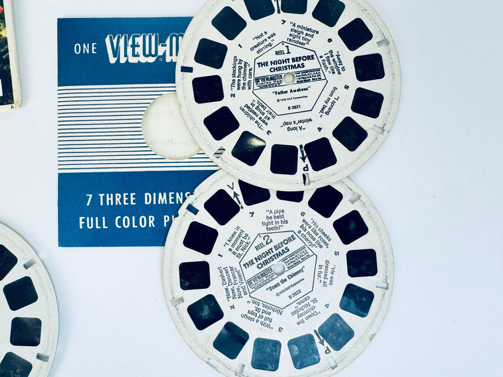 Vintage 1950s Christmas View-Master Reels - Reels Sold Separately
