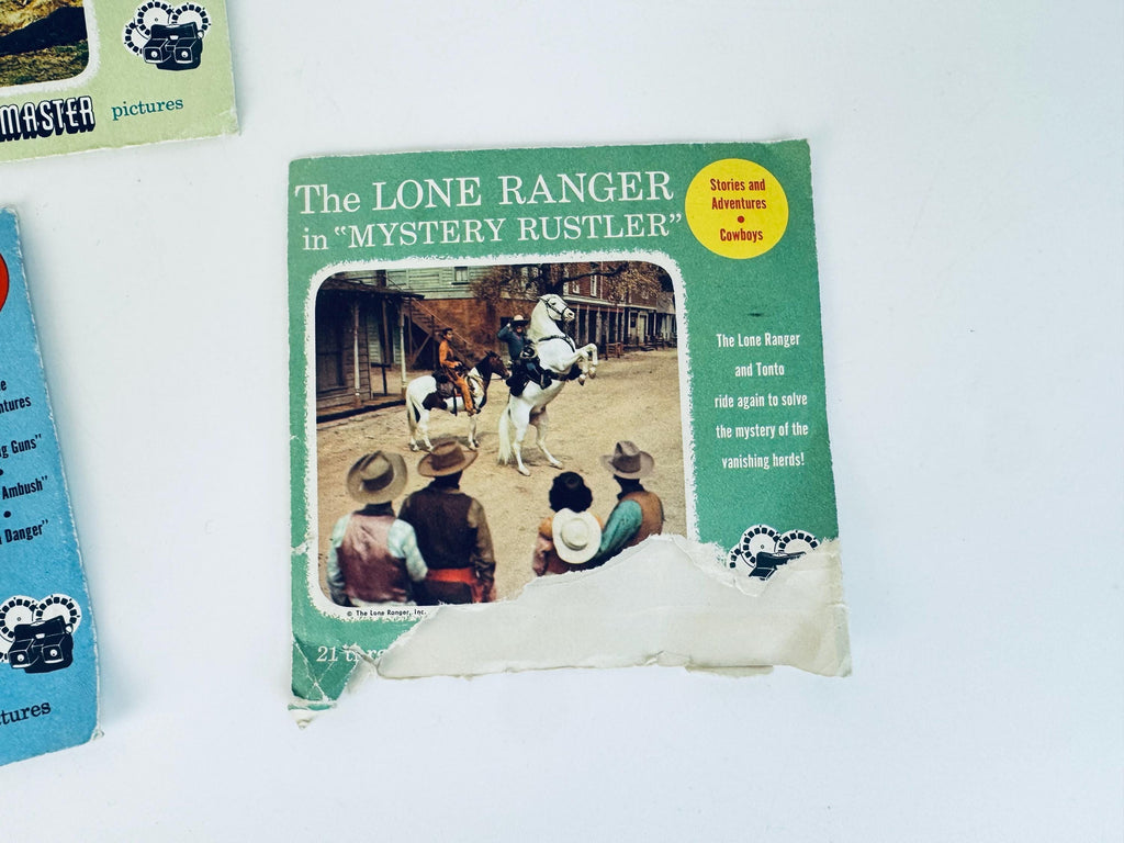 Vintage 1950s Western Cowboy View-Master Reels - Reels Sold Separately
