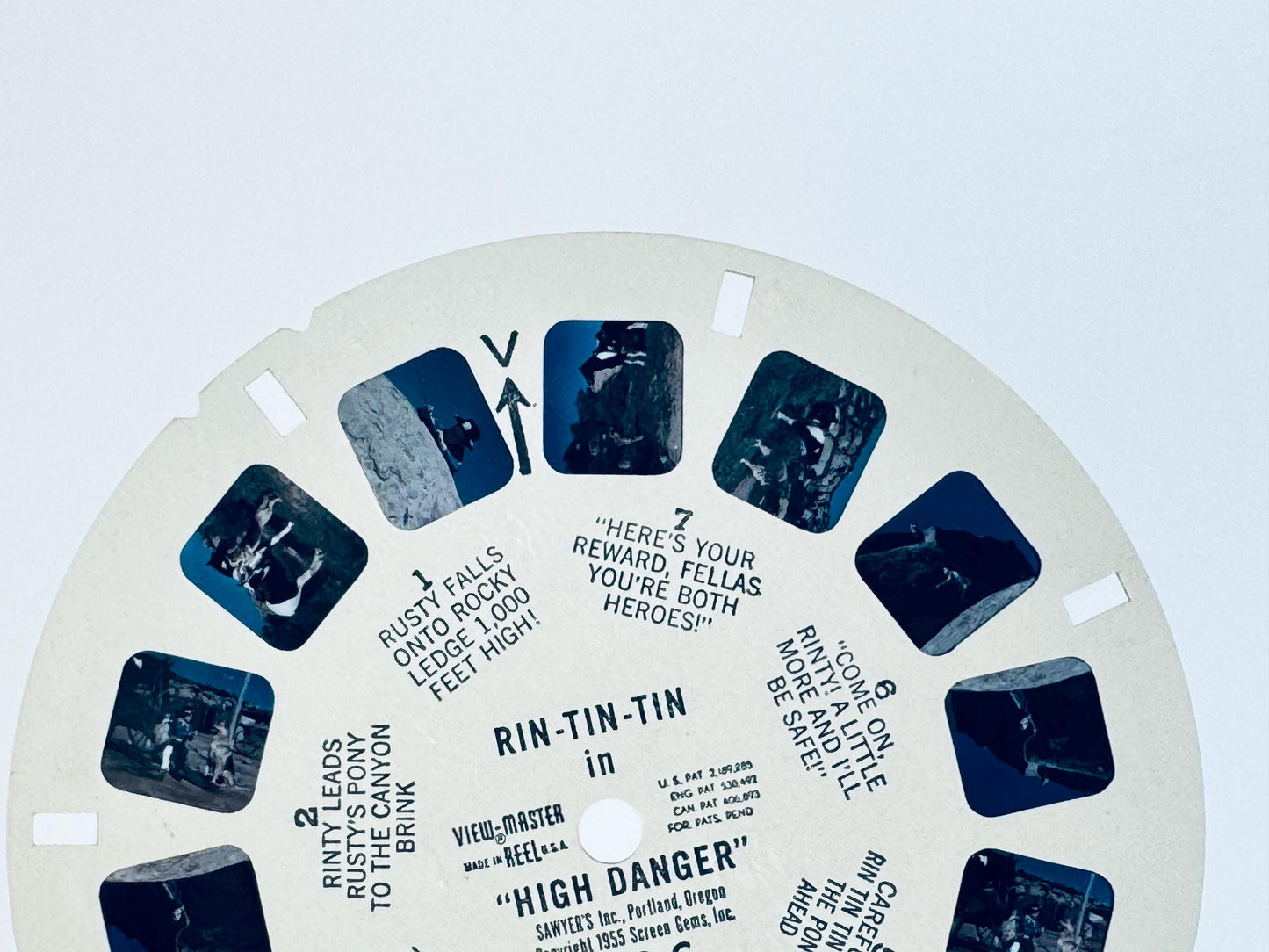 Vintage 1950s Western Cowboy View-Master Reels - Reels Sold Separately