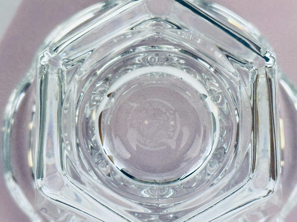 Vintage Baccarat France Crystal Glass Condiment Jar - Bretagne Pattern - Each Jars Sold Separately