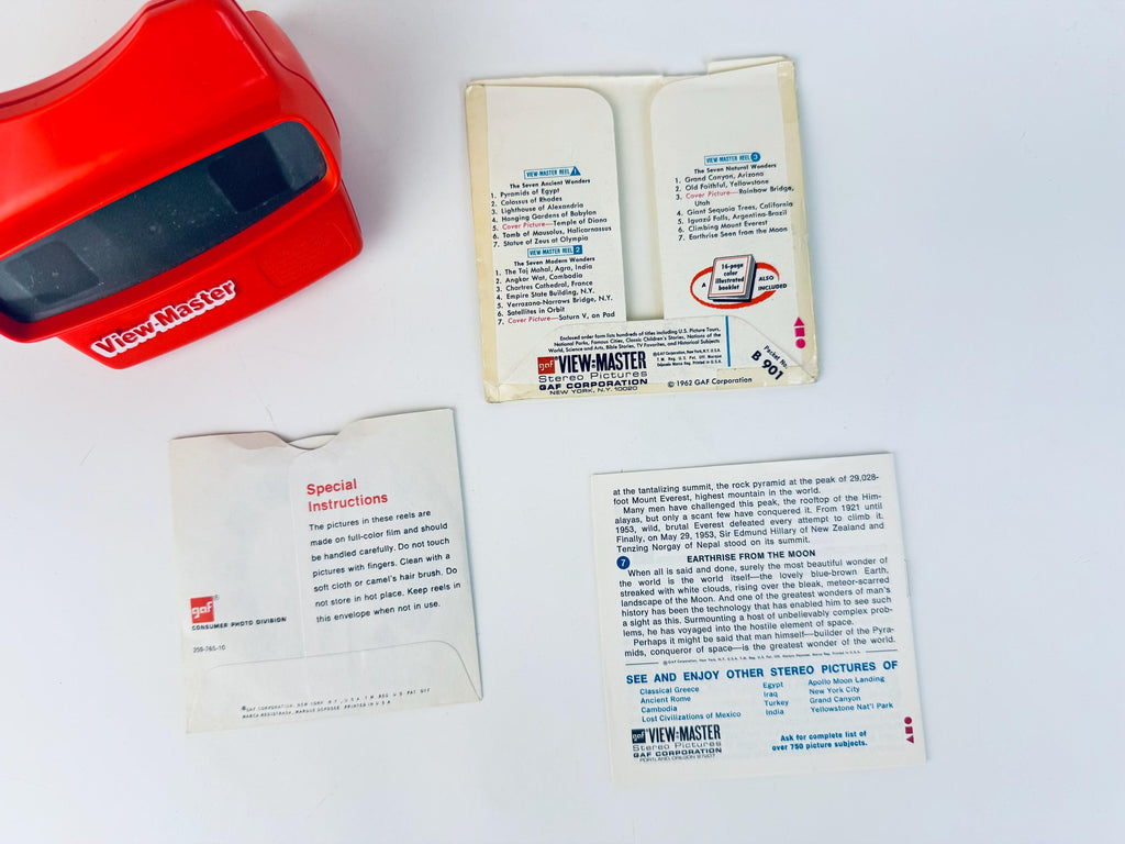 Vintage 1960s Travel View-Master Reels - Reels Sold Separately