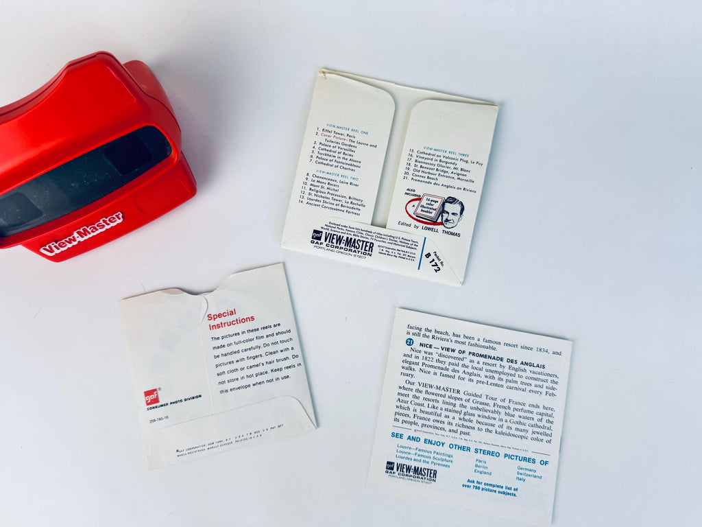 Vintage 1960s Travel View-Master Reels - Reels Sold Separately