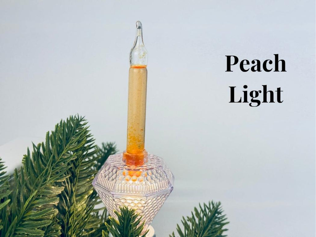 Vintage Bubblelites Glass & Plastic Christmas Lights - Each Sold Separately - Made In Canada