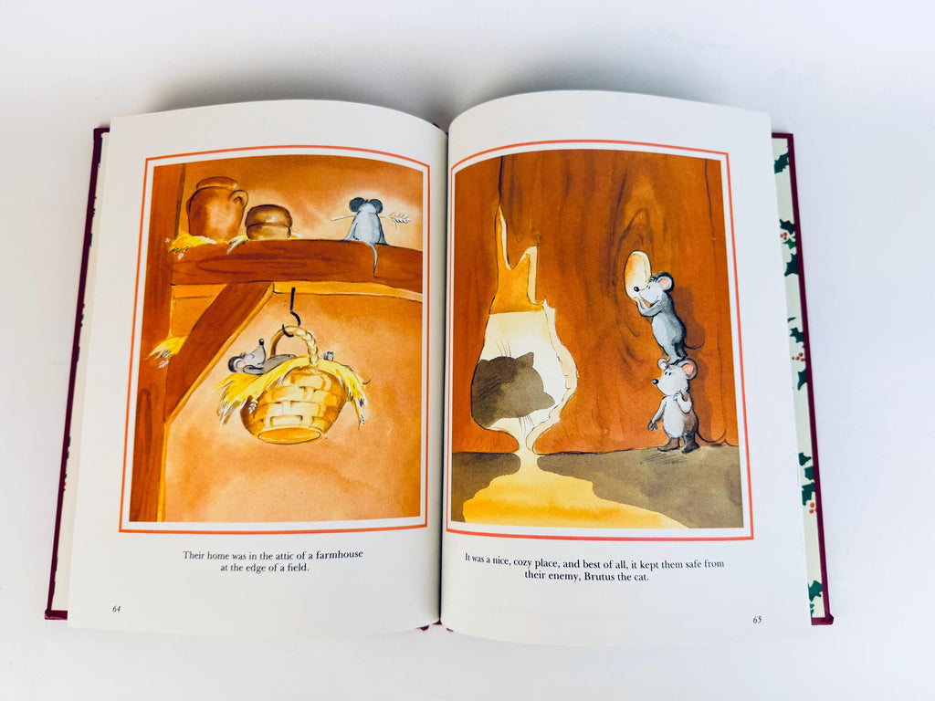 Vintage 1985 “Our Christmas Hardcover Book  Red Leatherette Holiday Keepsake