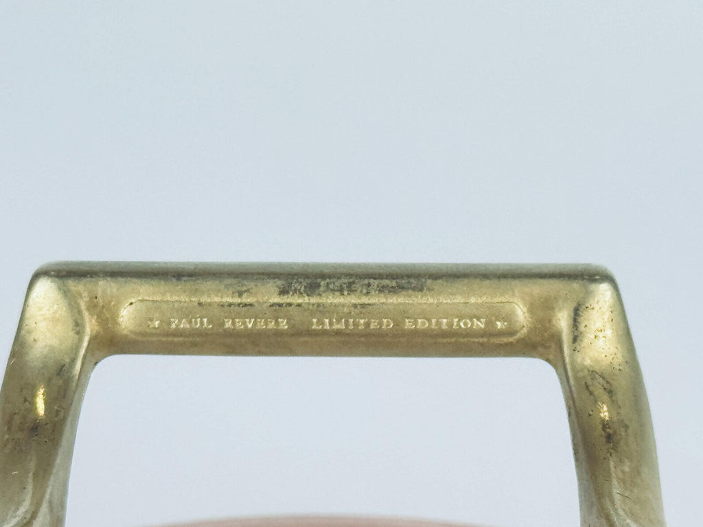 Vintage 1970s Copper & Brass Paul Revere Limited Edition 3 Quart Stock Pot - Stainless Interior