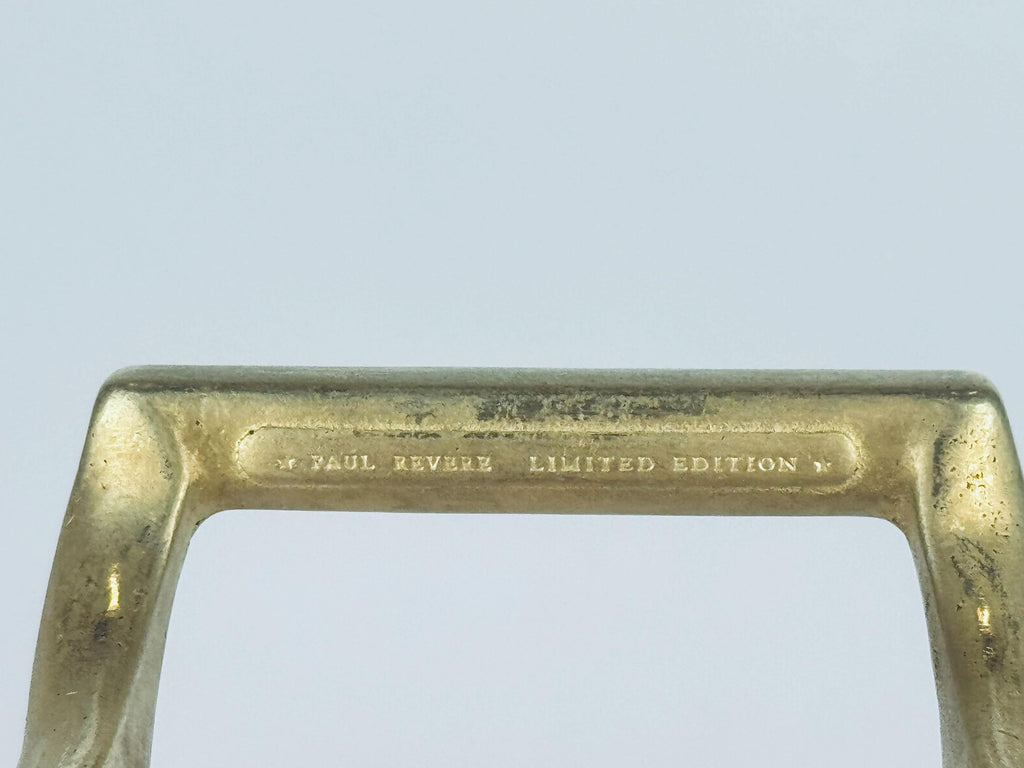 Vintage 1970s Copper & Brass Paul Revere Limited Edition 3 Quart Stock Pot - Stainless Interior