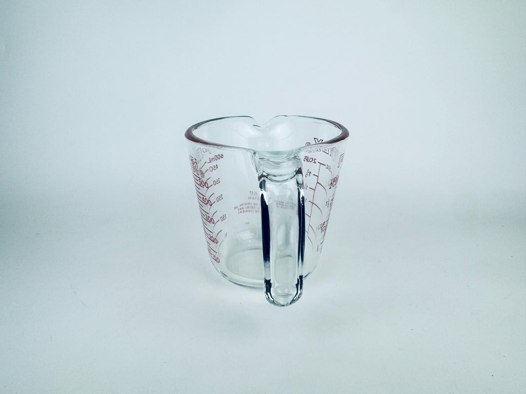 Vintage 'PYREX' Glass Measuring Cup #517 2 Cups/500 ml - Metric & Imperial - Made In USA