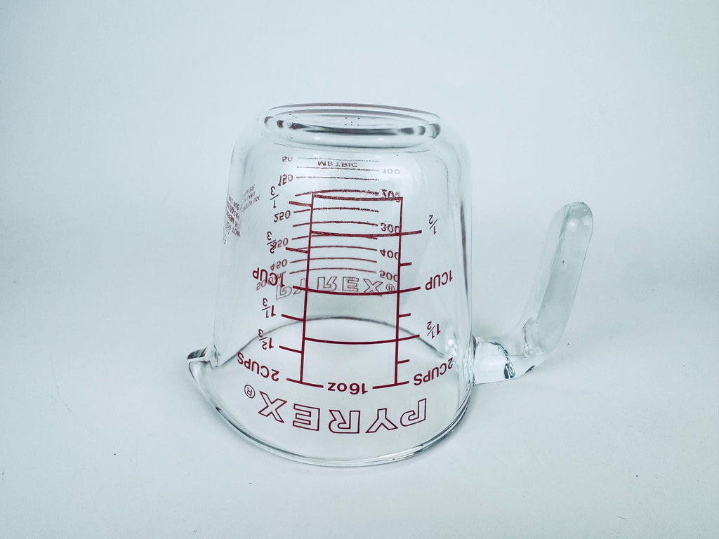 Vintage 'PYREX' Glass Measuring Cup #517 2 Cups/500 ml - Metric & Imperial - Made In USA