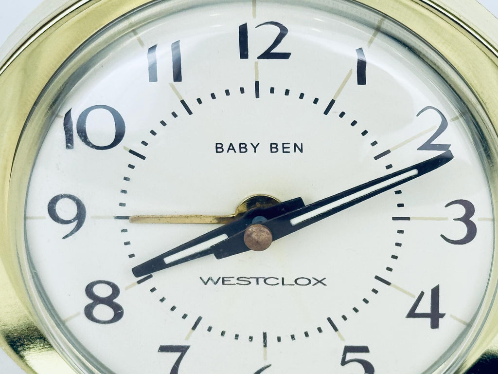 Vintage Retro 'Westclox' Wind Up 'Baby Ben' Tabletop Alarm Clocks