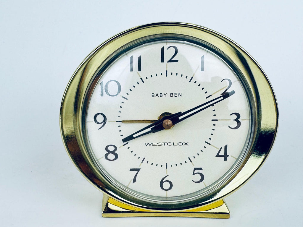 Vintage Retro 'Westclox' Wind Up 'Baby Ben' Tabletop Alarm Clocks