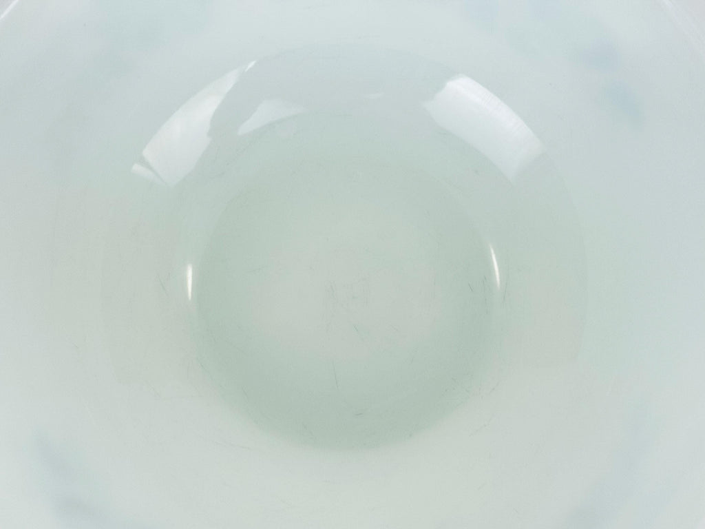 Vintage White & Blue 'Colonial Mist' Pyrex Mixing Bowl - #404 (4 Litre/QT) - Made In USA