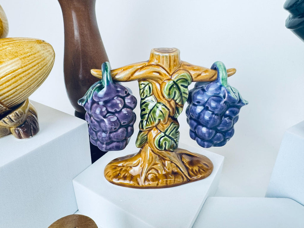 Vintage Kitschy Ceramic Salt + Pepper Shaker Sets - Sets Sold Separately