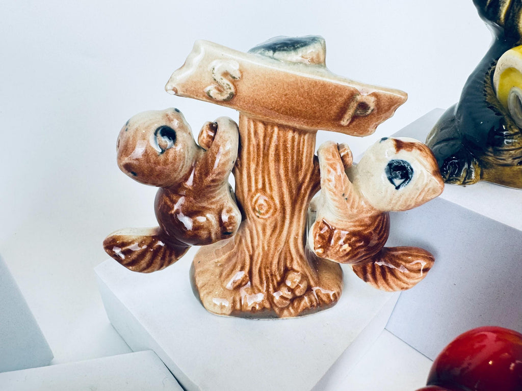 Vintage Kitschy Ceramic Salt + Pepper Shaker Sets - Sets Sold Separately